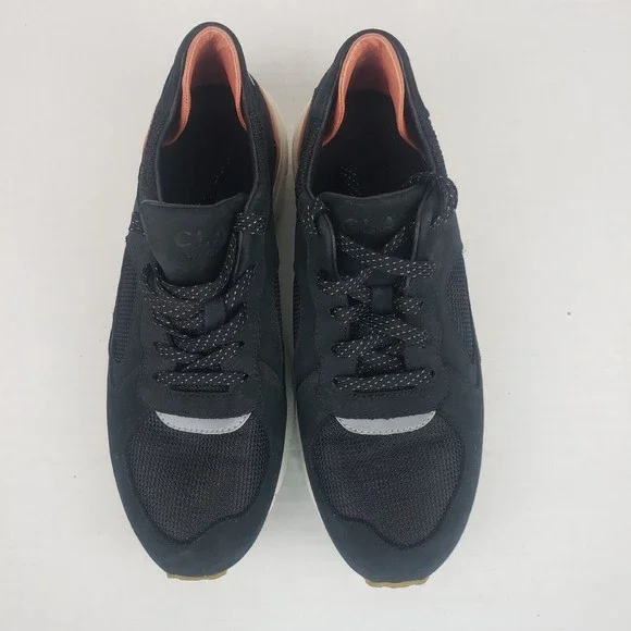 Clae Edwin Microgray Vibram Mens Premium Casual Sneakers Black Size 8.5 - Picture 6 of 14